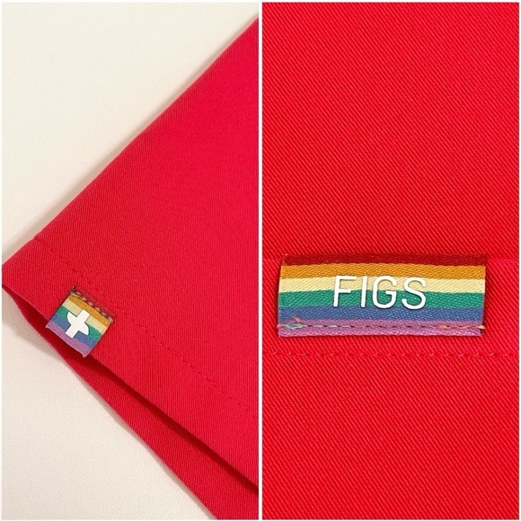 Figs Scrub Set Limited Edition Hibiscus Pride Catarina Top Zamola Pant M / MP - Picture 15 of 16